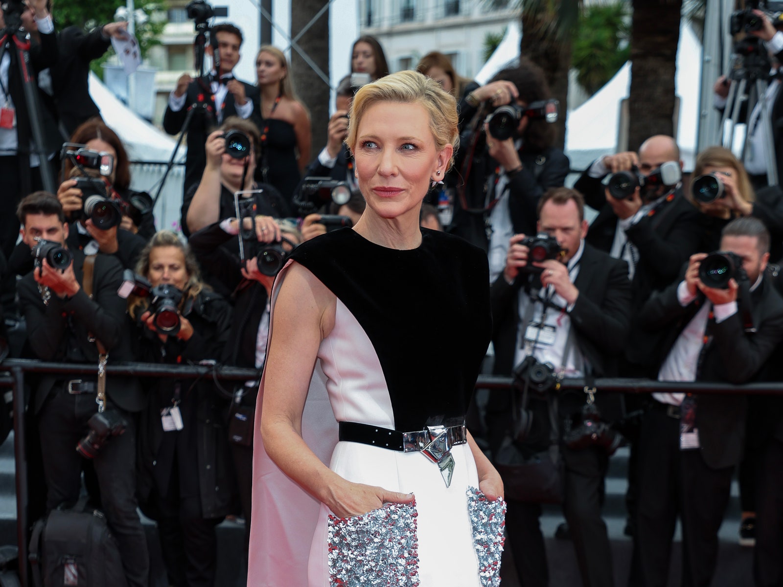 CANNES FRANCE  MAY 19 Cate Blanchett attends the The Zone Of Interest red carpet during the 76th annual Cannes film...